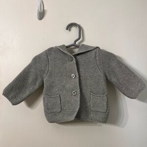 GAP Taupe Knit Baby Sweater